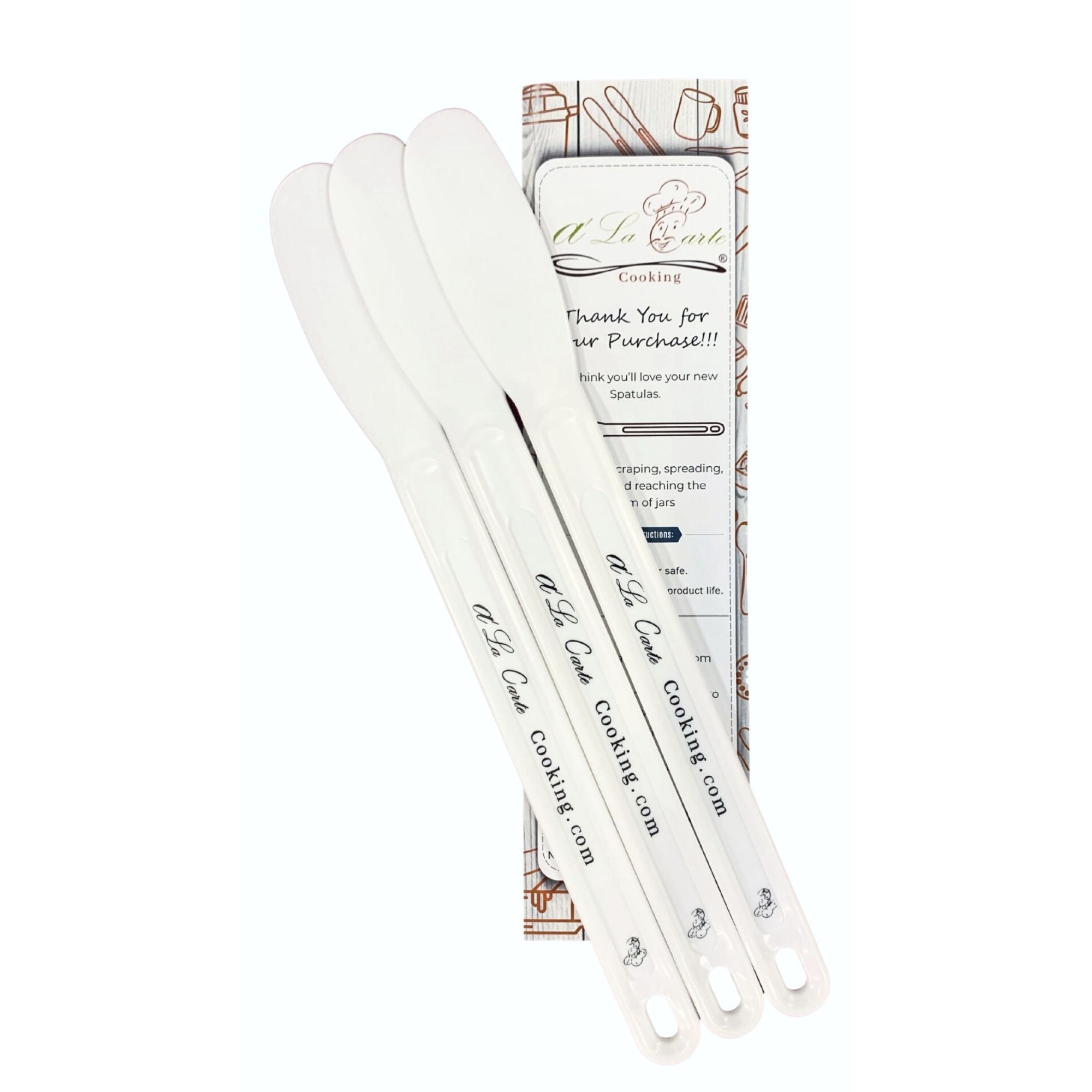 Blender Spatulas & Spreaders (Set of 3)