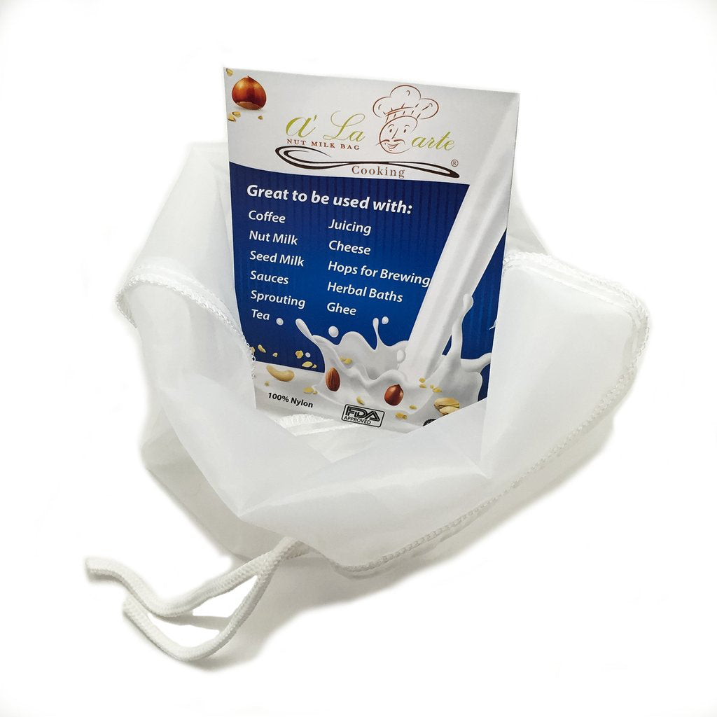 Nut Milk Bags (2 Pack) - Better than Cheesecloth
